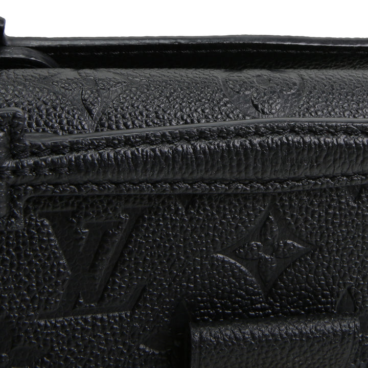 LOUIS VUITTON Monogram Empreinte Vavin BB - Black