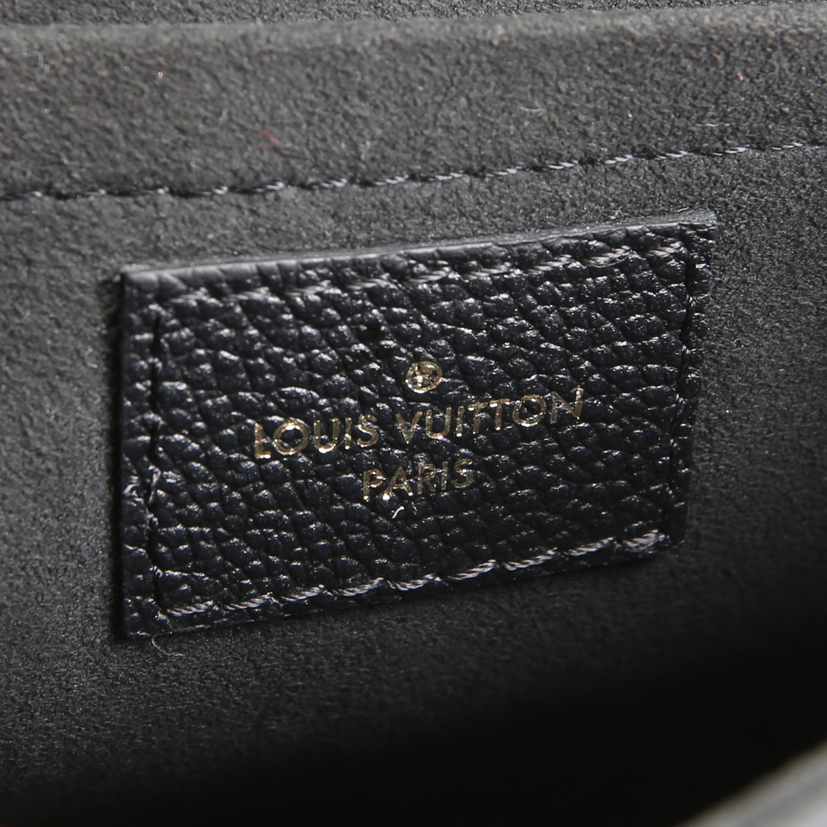 LOUIS VUITTON Monogram Empreinte Vavin BB - Black
