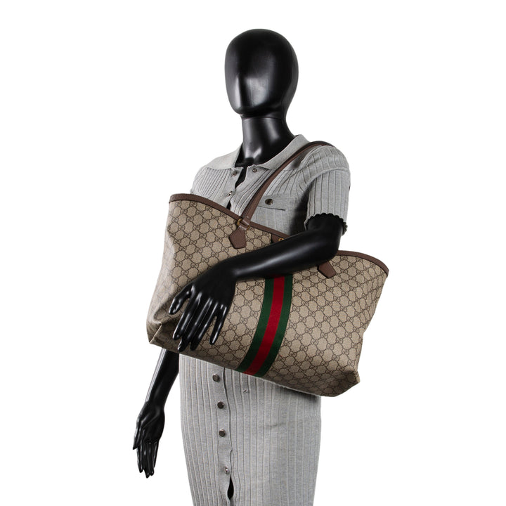 GUCCI GG Supreme Ophidia Tote