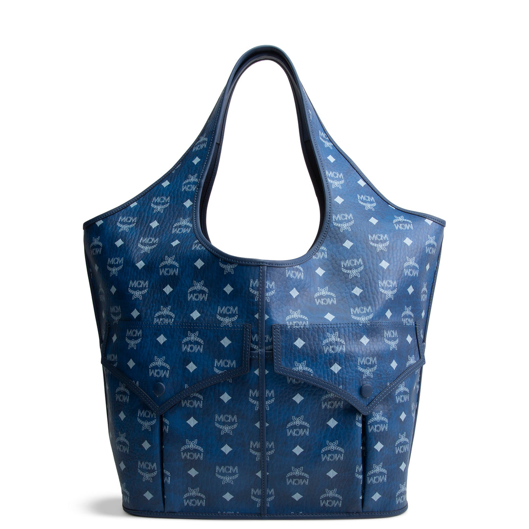 MCM XL Leni Shopper Hobo Visetos