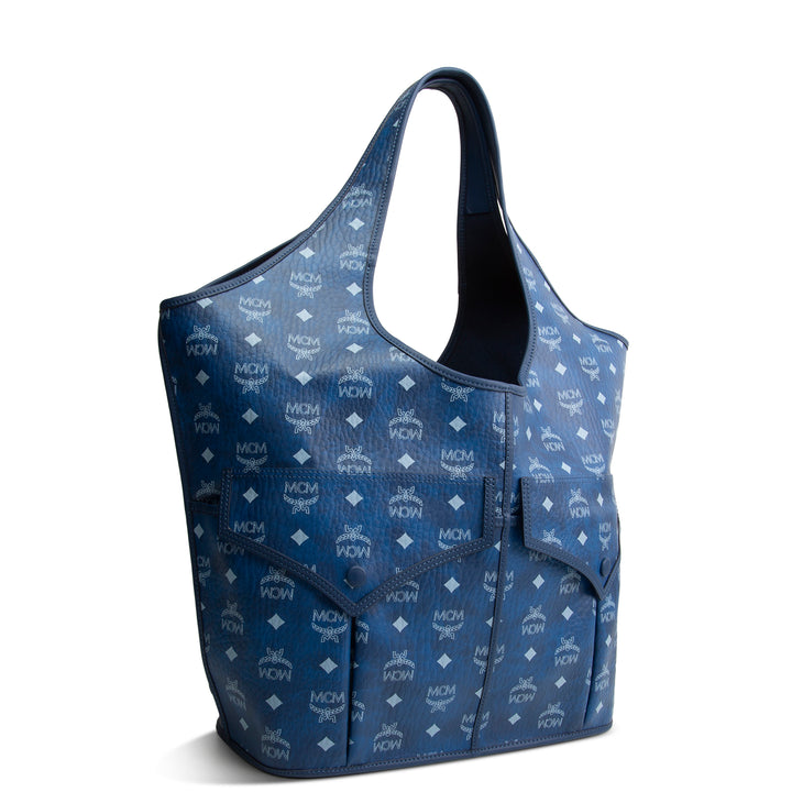 MCM XL Leni Shopper Hobo Visetos