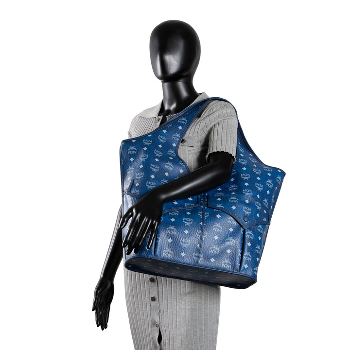 MCM XL Leni Shopper Hobo Visetos