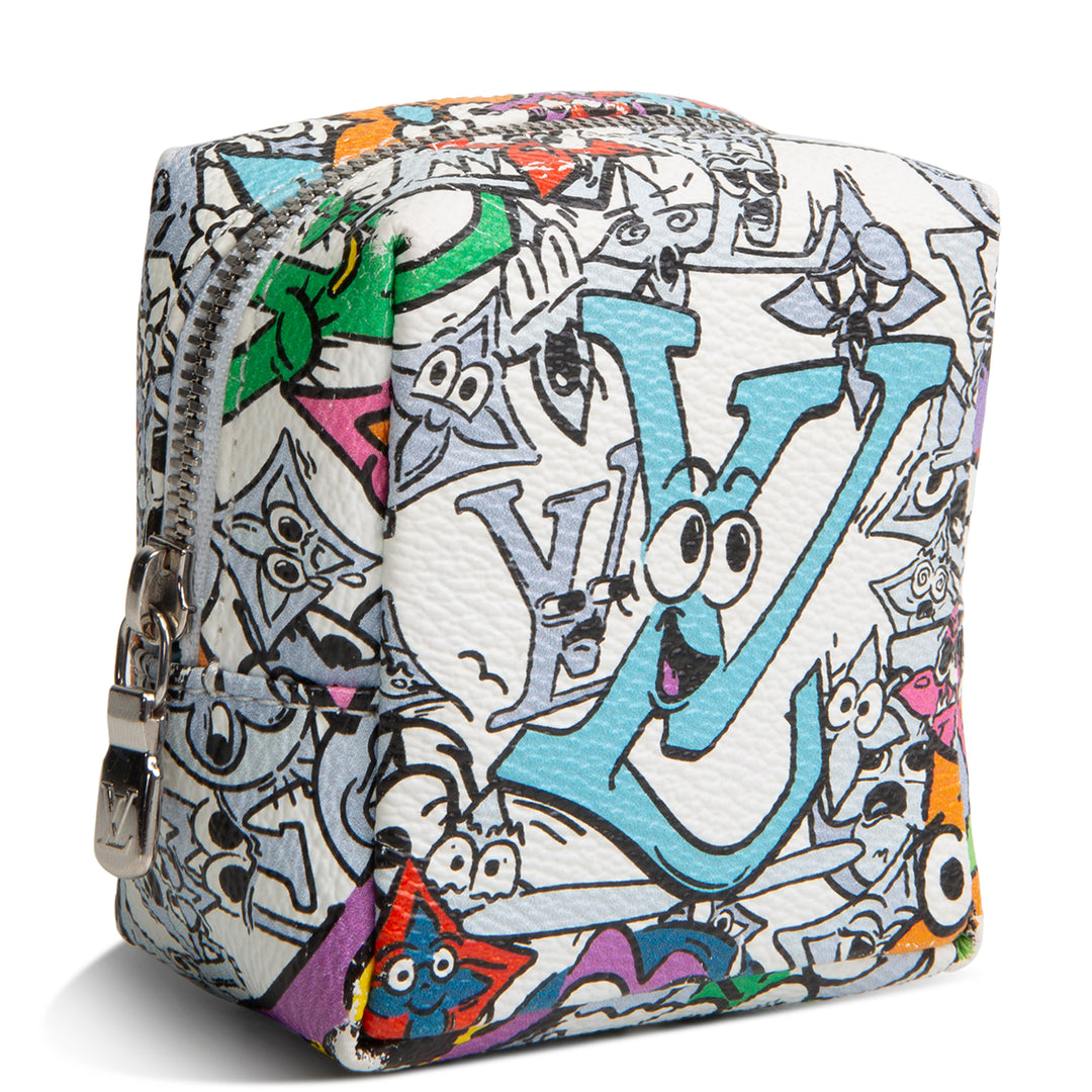 LOUIS VUITTON Monogram Comic Bijoux Sac Square Key Holder