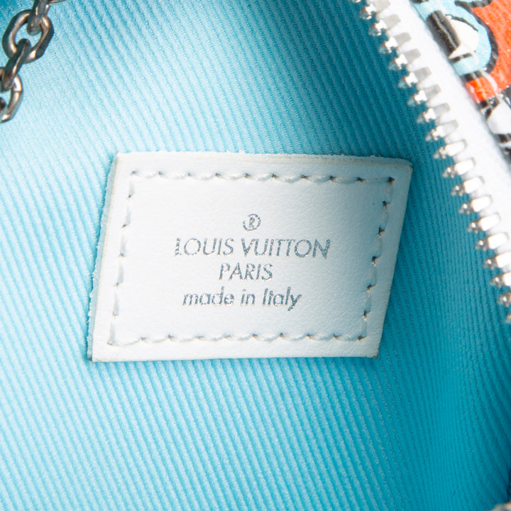 LOUIS VUITTON Monogram Comic Bijoux Sac Square Key Holder