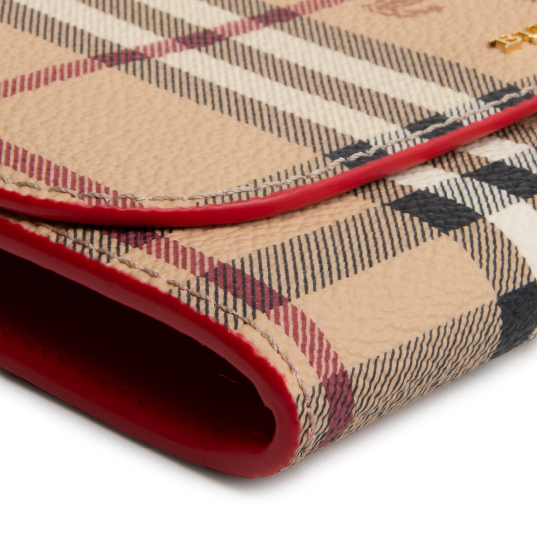 BURBERRY Haymarket Check Halton Wallet