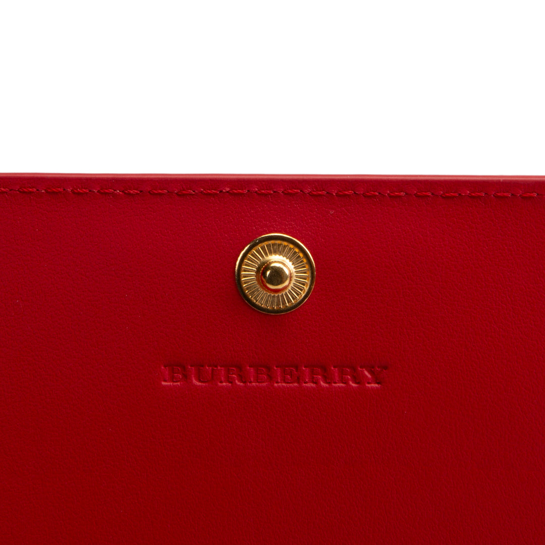 BURBERRY Haymarket Check Halton Wallet