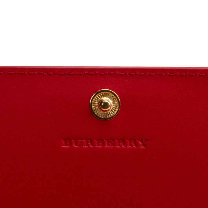BURBERRY Haymarket Check Halton Wallet