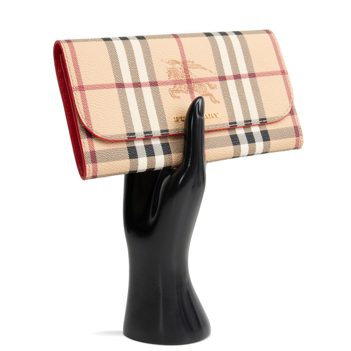 BURBERRY Haymarket Check Halton Wallet