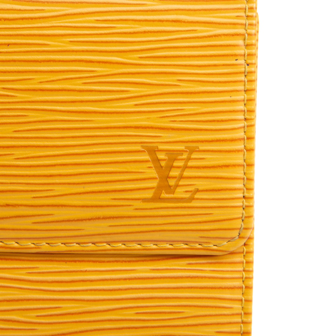 LOUIS VUITTON Vintage Epi Porte Tresor International Wallet - Tassil Yellow