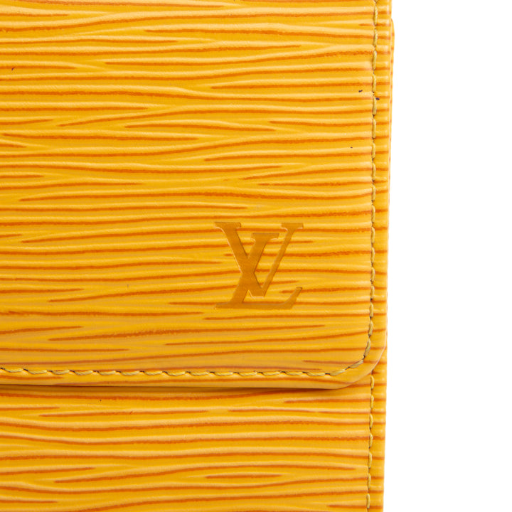 LOUIS VUITTON Vintage Epi Porte Tresor International Wallet - Tassil Yellow