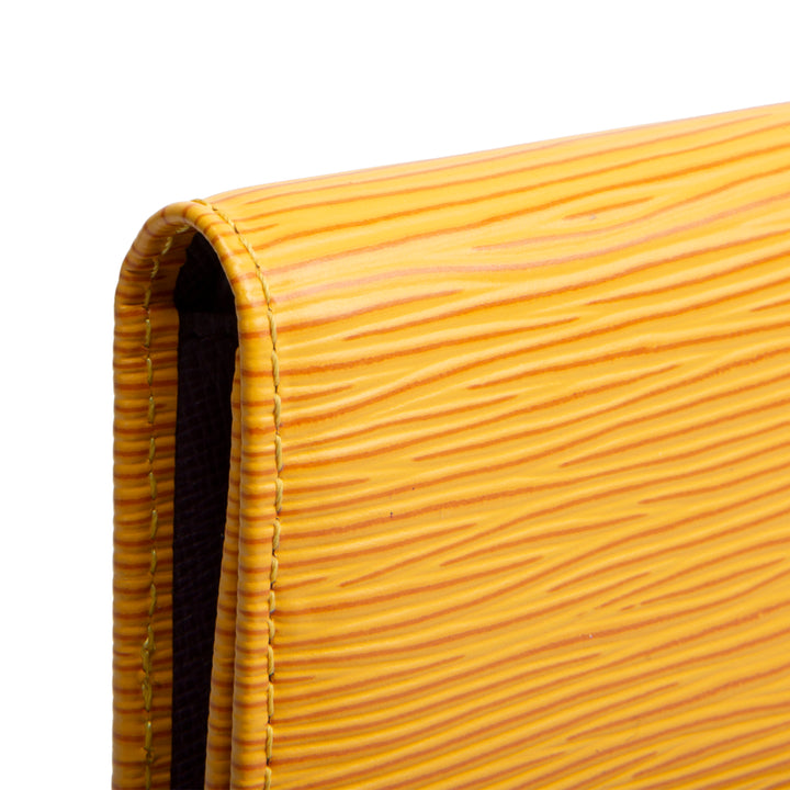 LOUIS VUITTON Vintage Epi Porte Tresor International Wallet - Tassil Yellow