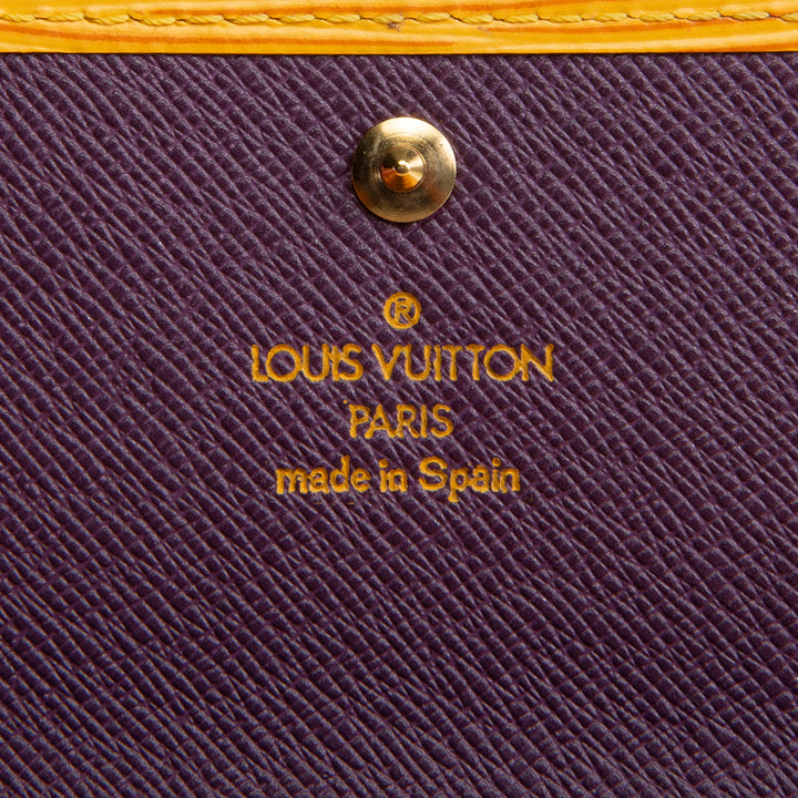 LOUIS VUITTON Vintage Epi Porte Tresor International Wallet - Tassil Yellow