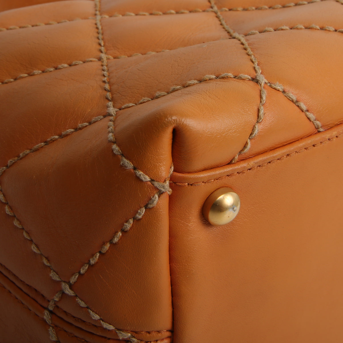 CHANEL Vintage Surpique CC Hobo
