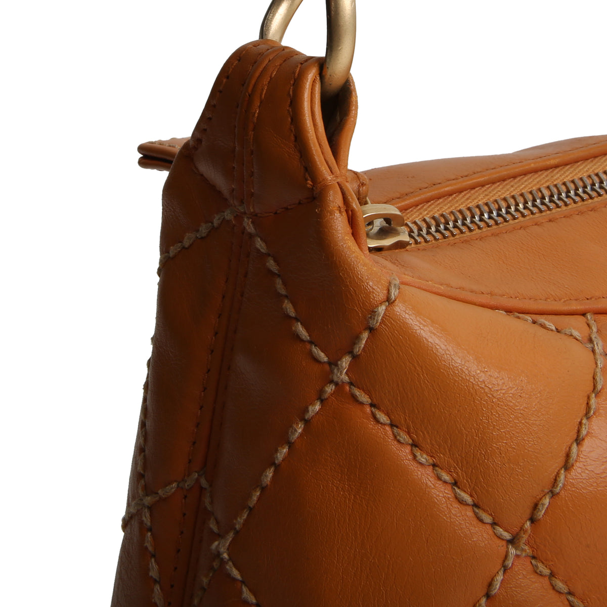 CHANEL Vintage Surpique CC Hobo