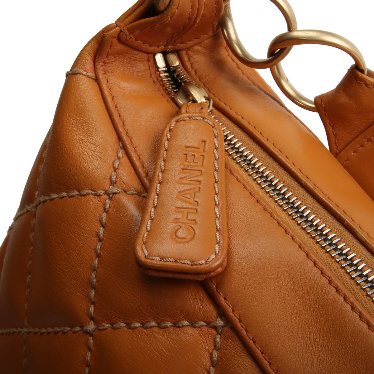 CHANEL Vintage Surpique CC Hobo
