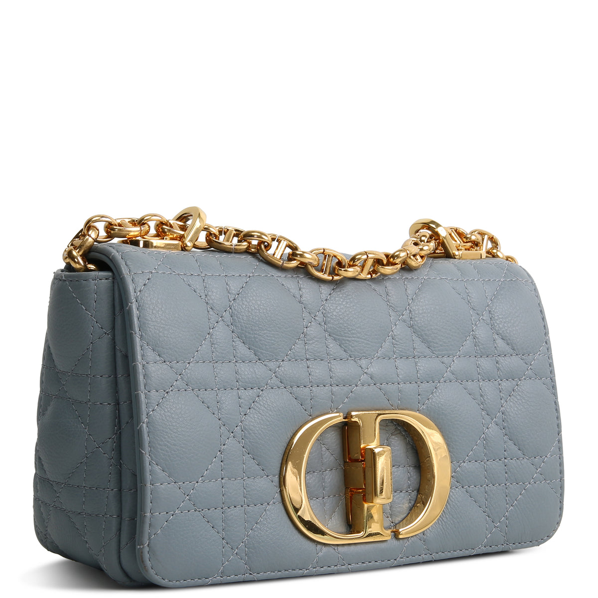 DIOR Cannage Caro Small - Blue