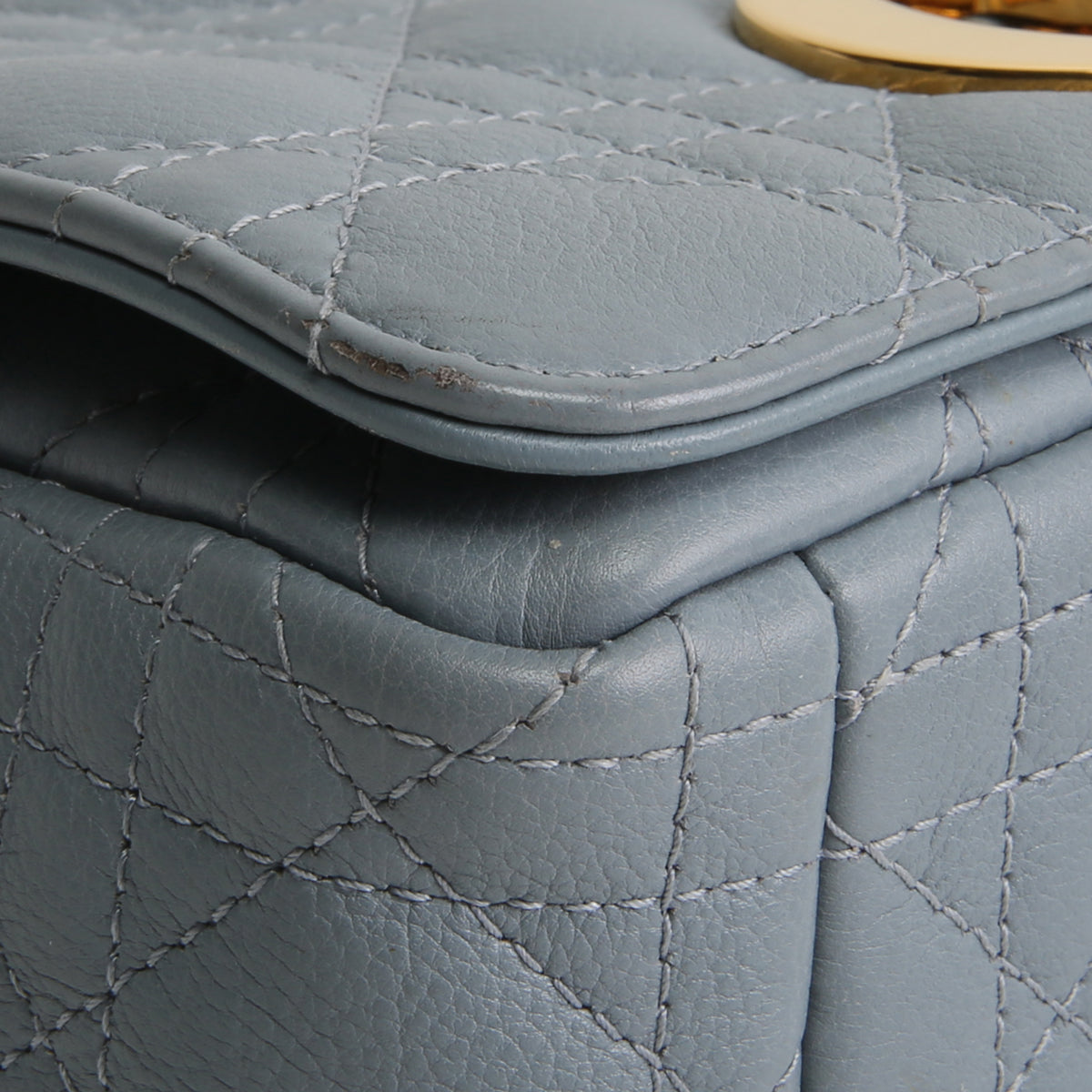 DIOR Cannage Caro Small - Blue