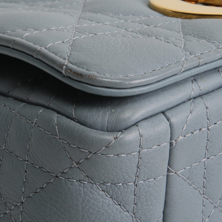 DIOR Cannage Caro Small - Blue