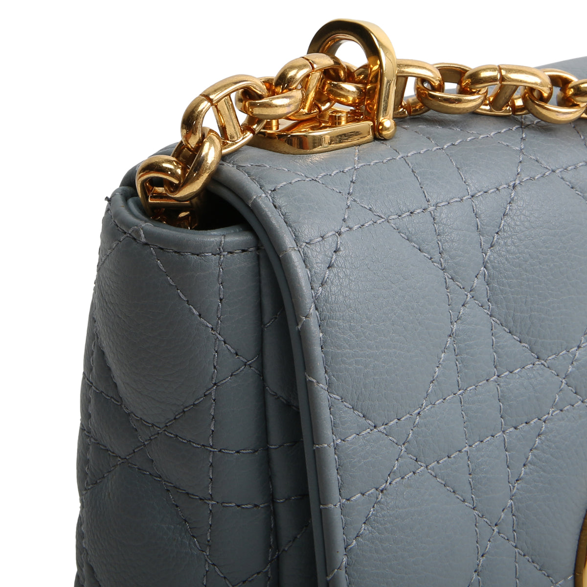 DIOR Cannage Caro Small - Blue