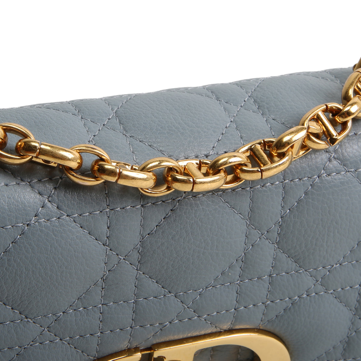 DIOR Cannage Caro Small - Blue
