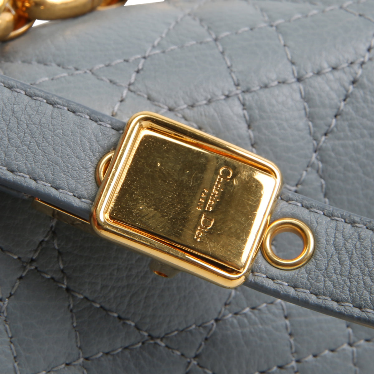 DIOR Cannage Caro Small - Blue