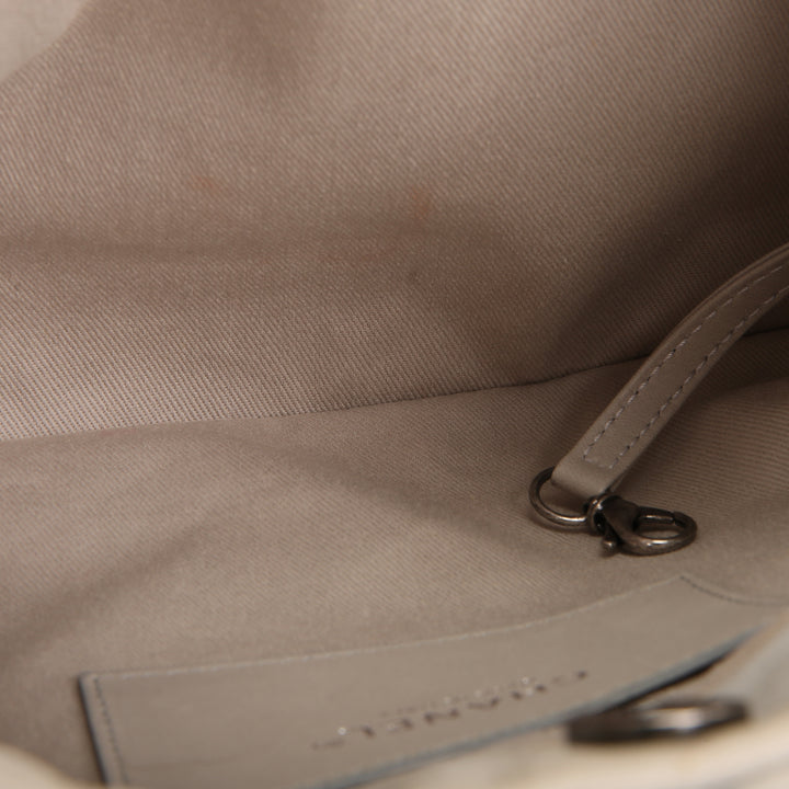 CHANEL Wild Stitch Mademoiselle Bowling Bag - Grey OUTLET FINAL SALE