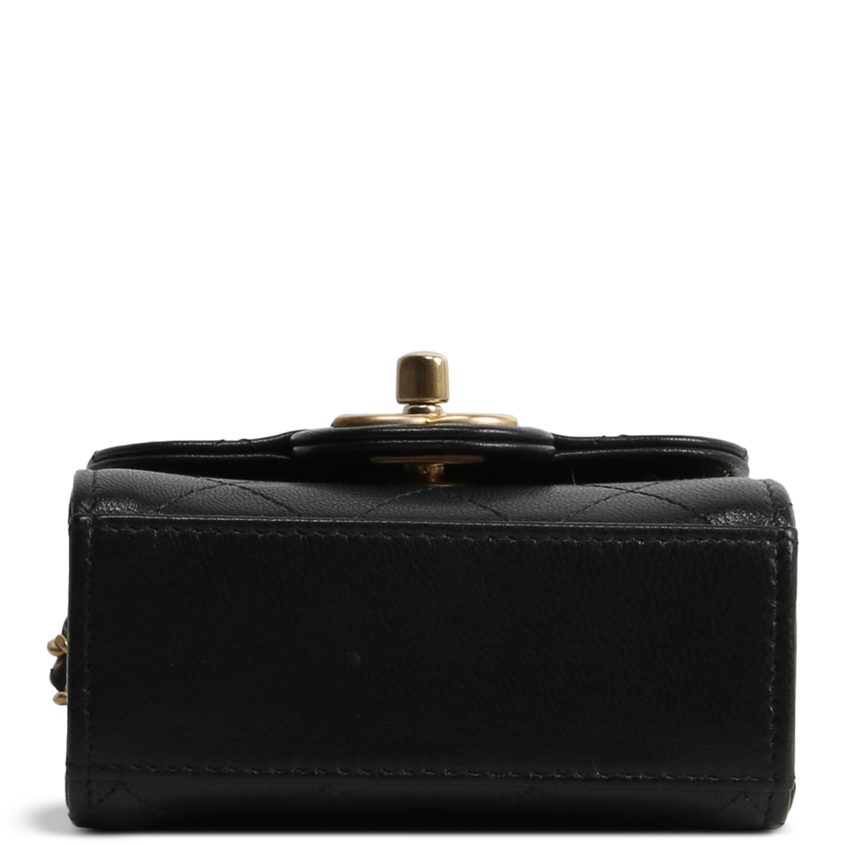 CHANEL Chic Pearls Flap Chain Clutch - Black