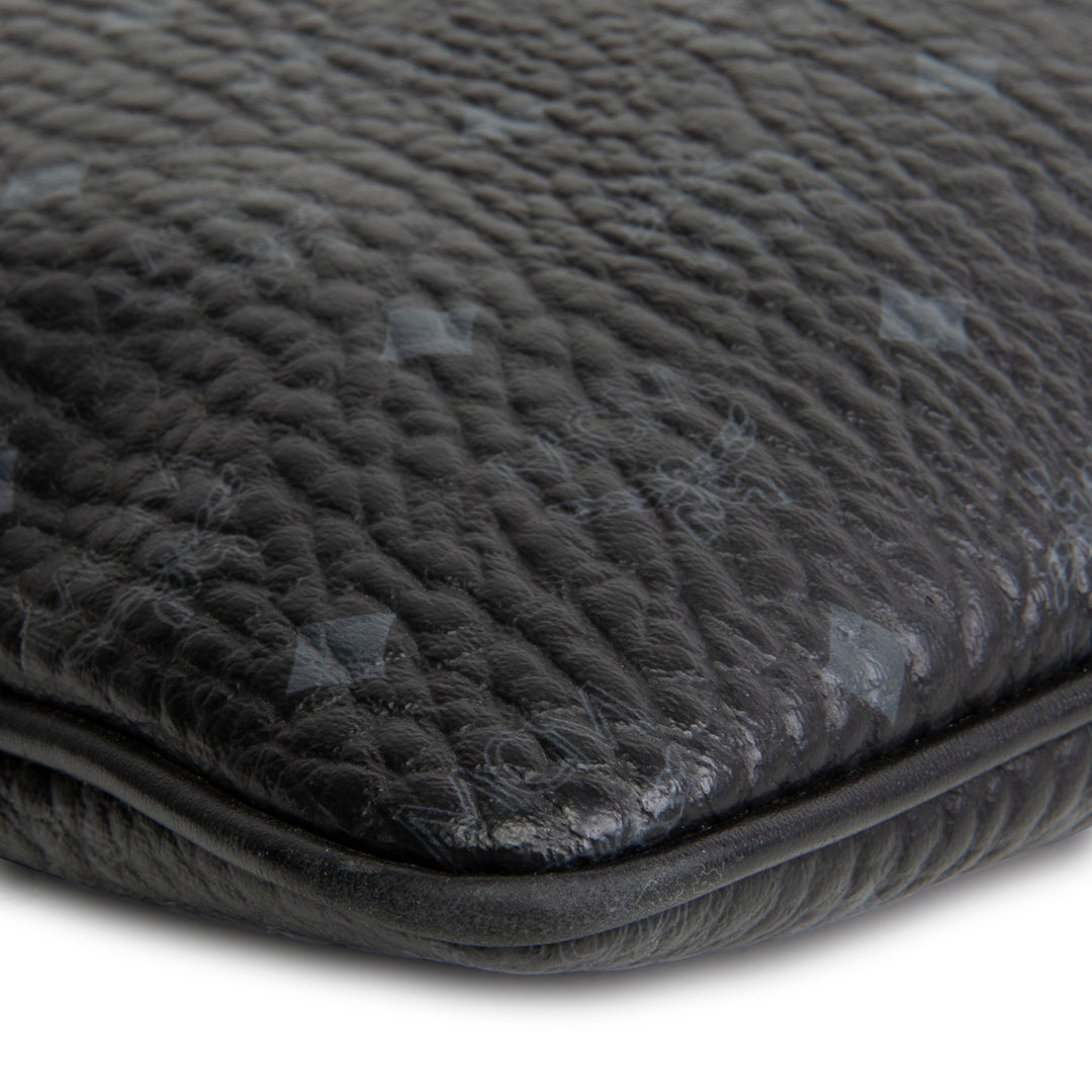 MCM Visetos Pouch/Crossbody - Black