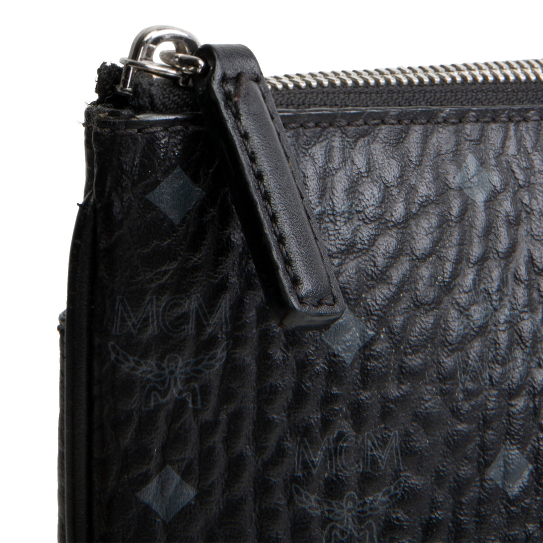 MCM Visetos Pouch/Crossbody - Black