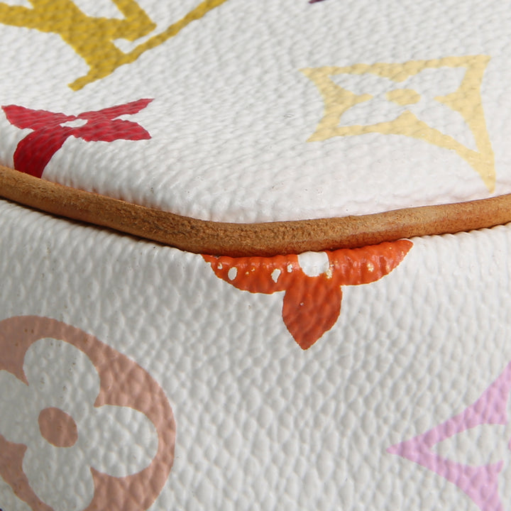 LOUIS VUITTON Vintage Pochette Accessoire Multicolore Monogram White