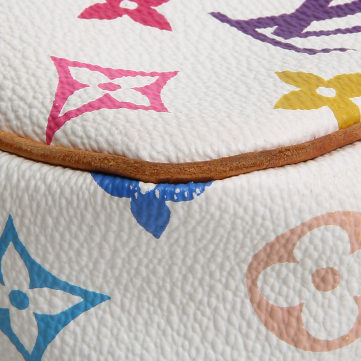 LOUIS VUITTON Vintage Pochette Accessoire Multicolore Monogram White