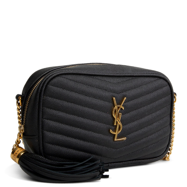 SAINT LAURENT Grain de Poudre Mini Lou Tassel Crossbody