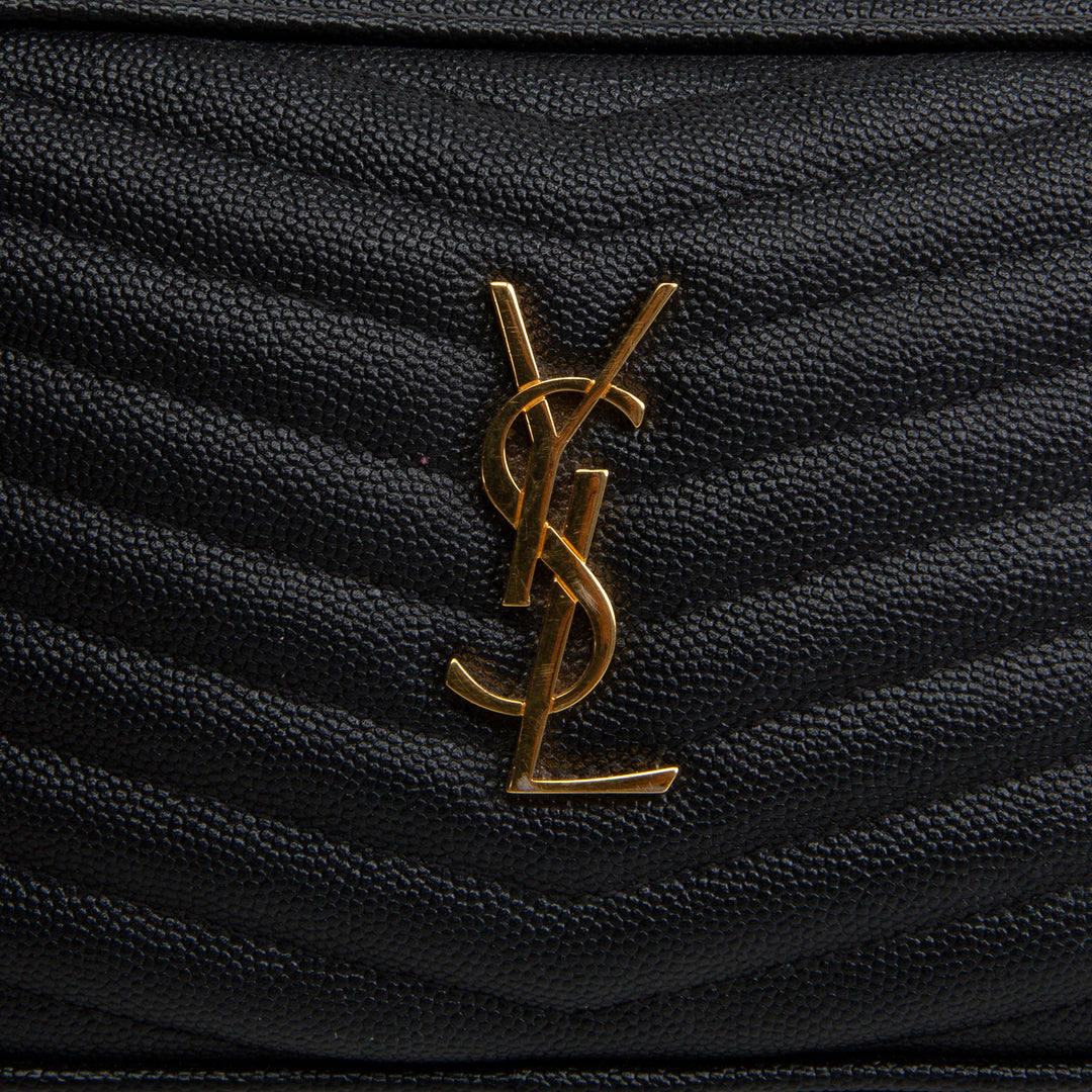 SAINT LAURENT Grain de Poudre Mini Lou Tassel Crossbody