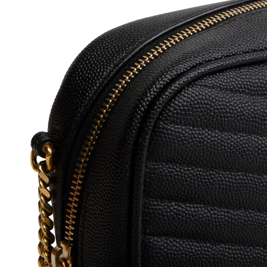 SAINT LAURENT Grain de Poudre Mini Lou Tassel Crossbody