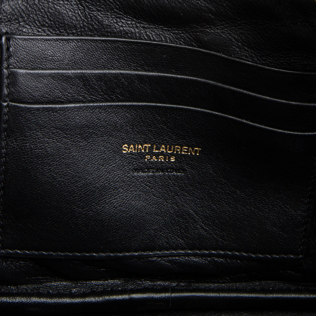 SAINT LAURENT Grain de Poudre Mini Lou Tassel Crossbody
