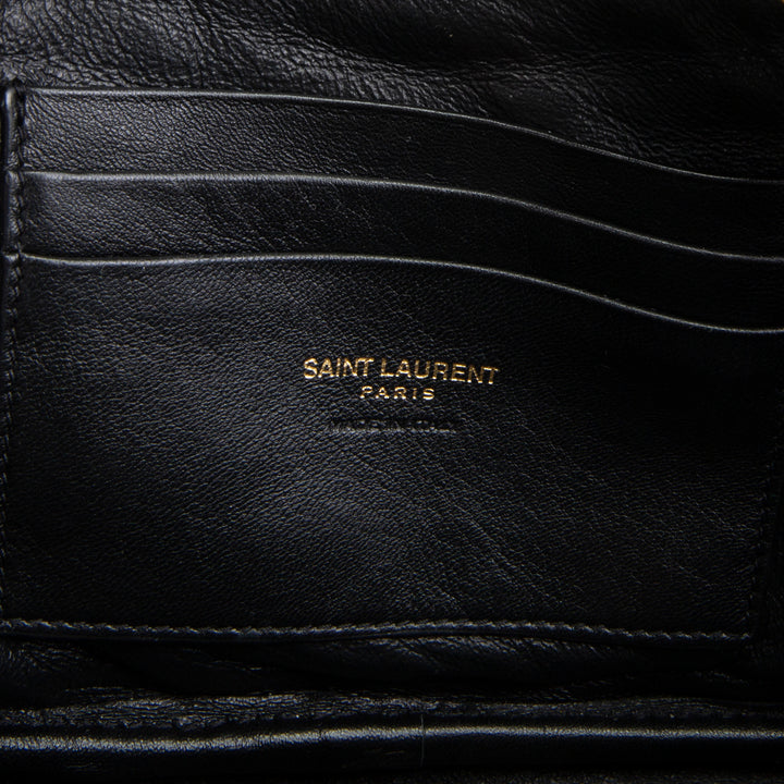 SAINT LAURENT Grain de Poudre Mini Lou Tassel Crossbody