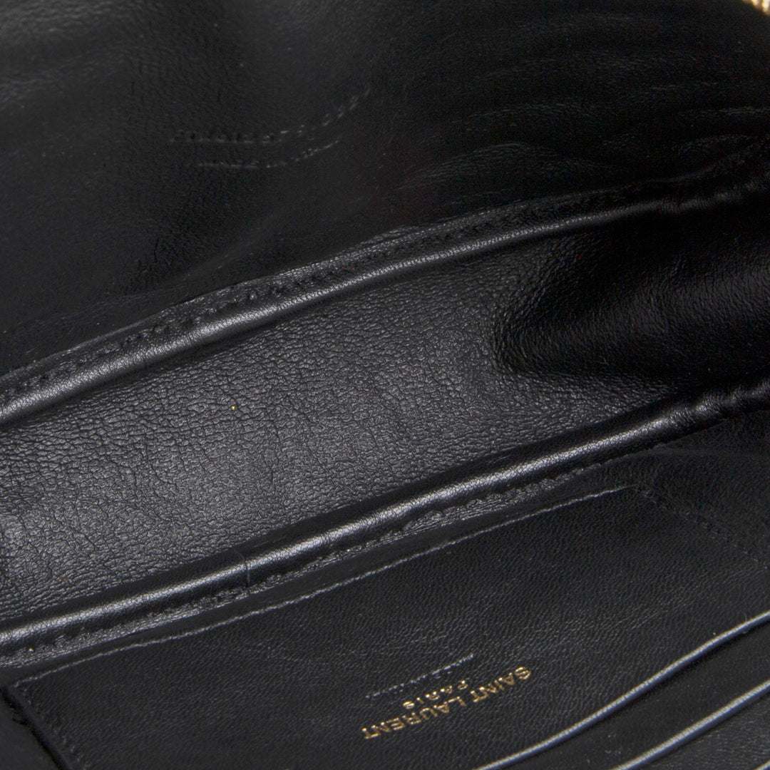 SAINT LAURENT Grain de Poudre Mini Lou Tassel Crossbody
