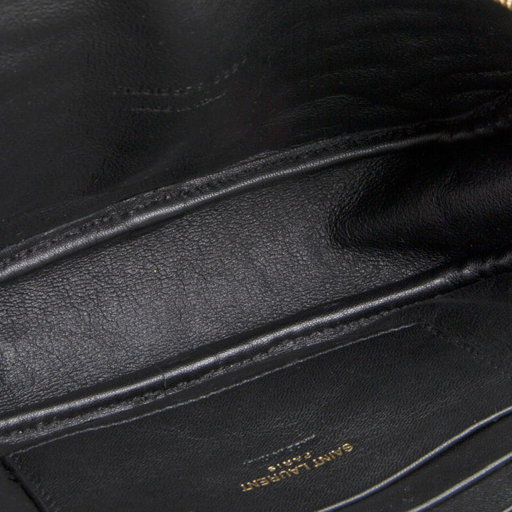 SAINT LAURENT Grain de Poudre Mini Lou Tassel Crossbody
