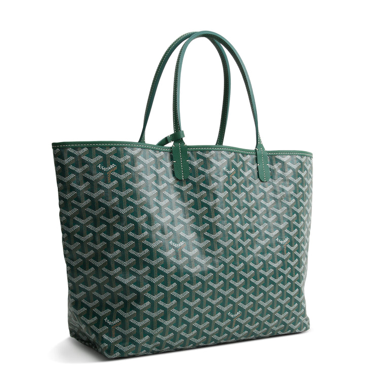 GOYARD Goyardine St Louis Tote PM w/ Pouch - Green