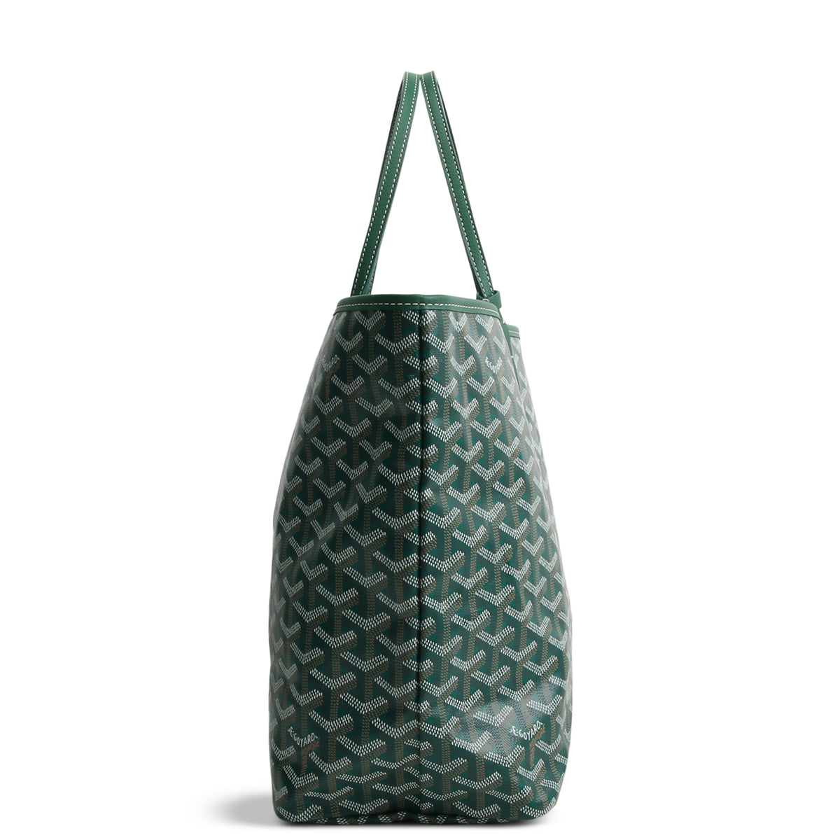 GOYARD Goyardine St Louis Tote PM w/ Pouch - Green