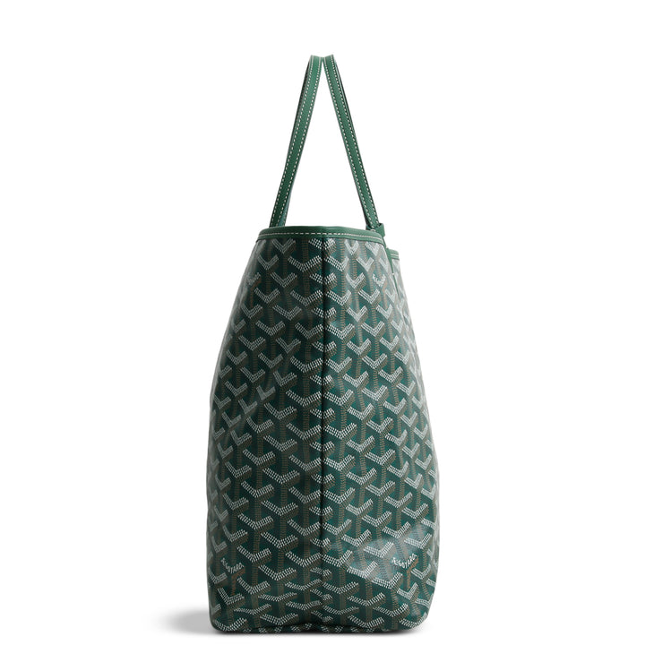 GOYARD Goyardine St Louis Tote PM w/ Pouch - Green