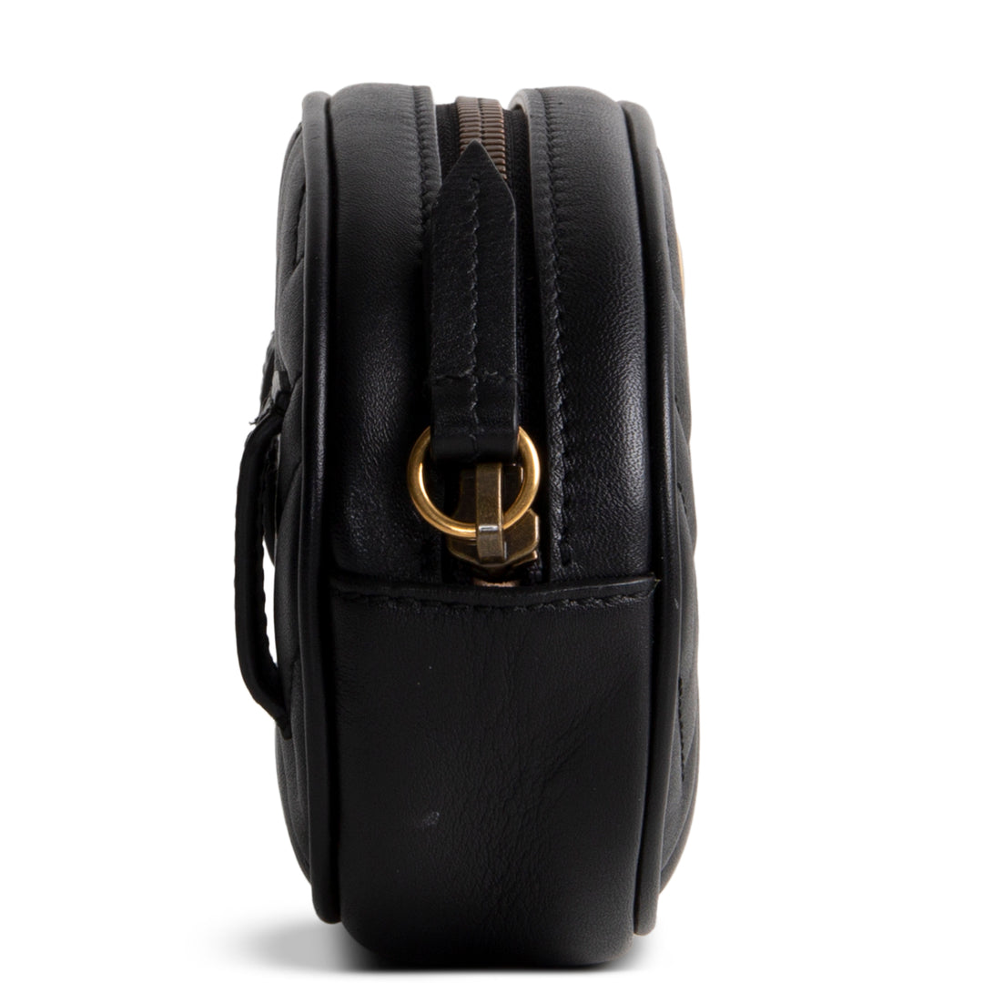GUCCI GG Marmont Belt Bag - Black