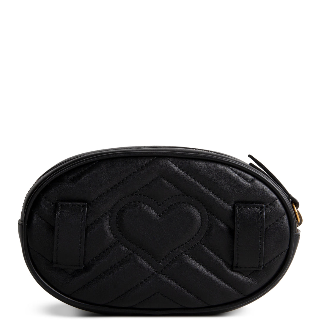 GUCCI GG Marmont Belt Bag - Black