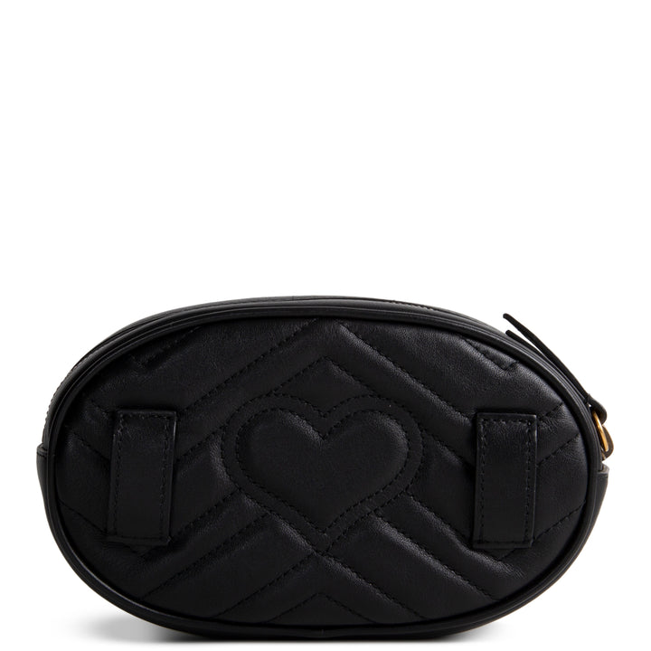 GUCCI GG Marmont Belt Bag - Black