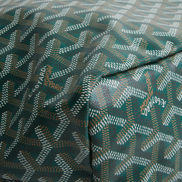GOYARD Goyardine St Louis Tote PM w/ Pouch - Green