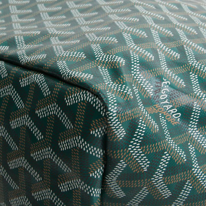 GOYARD Goyardine St Louis Tote PM w/ Pouch - Green