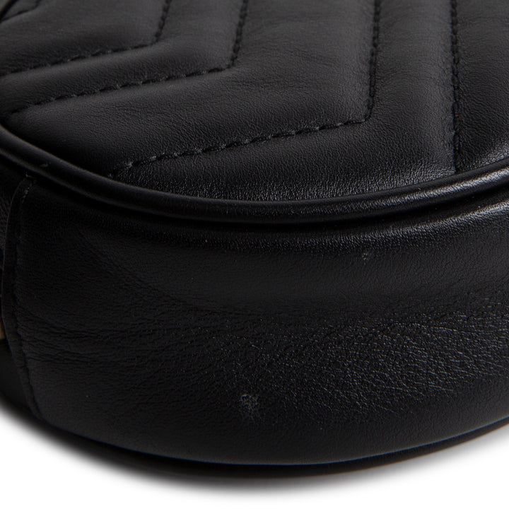 GUCCI GG Marmont Belt Bag - Black