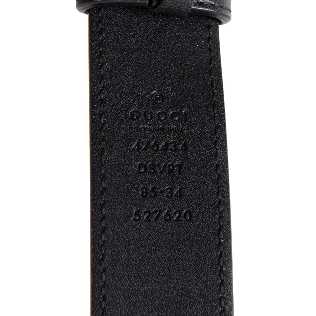GUCCI GG Marmont Belt Bag - Black