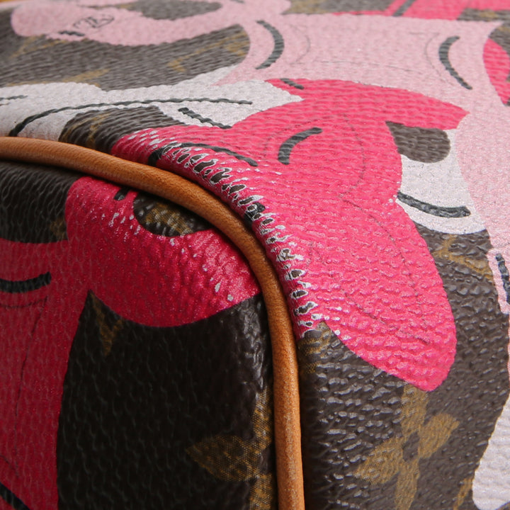 LOUIS VUITTON Limited Edition Speedy 30 Chain Flower (Bay Speedy)