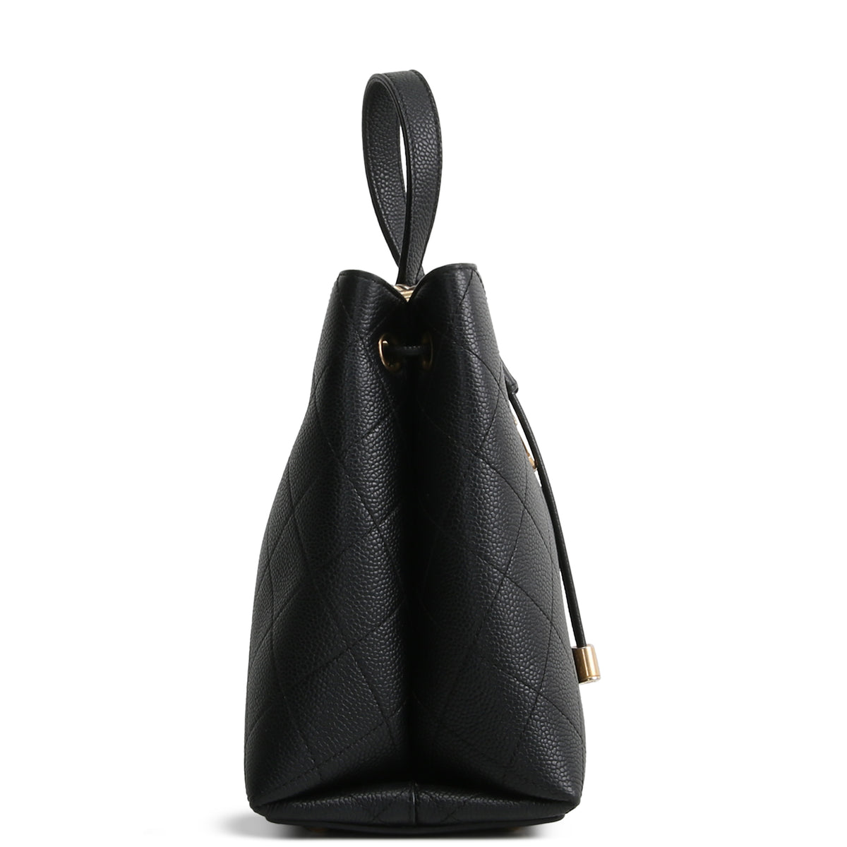 CHANEL Caviar CC Bucket Bag Small